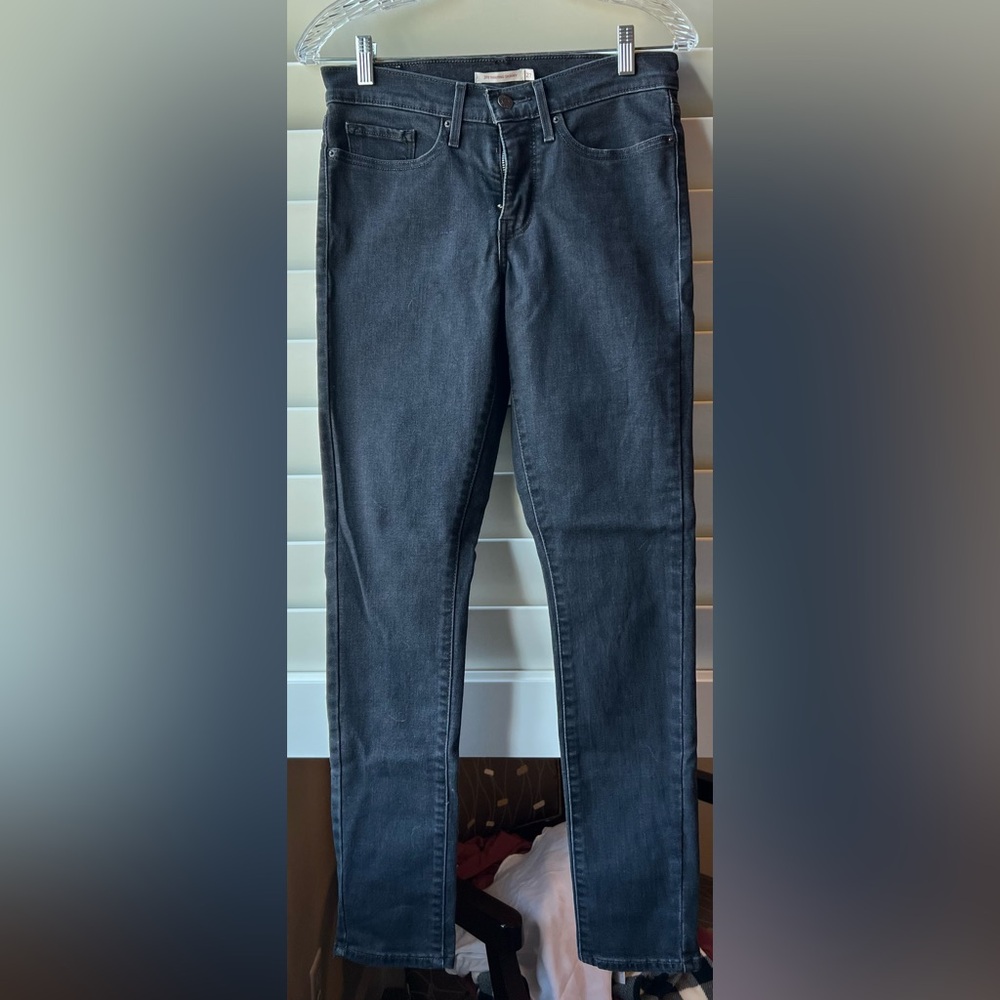 Levi - Black Jeans - 311 Shaping Skinny W27 L30 EUC
